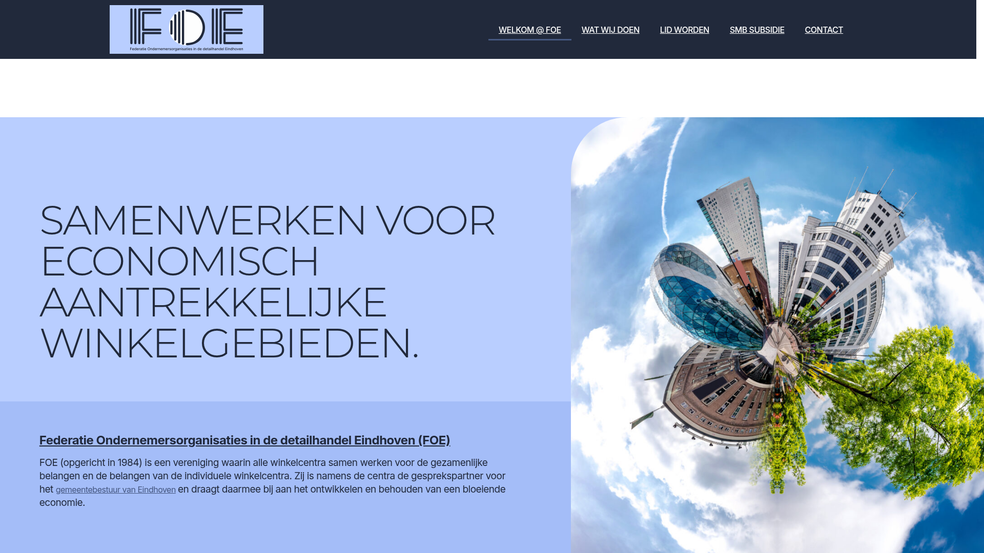 FOE Eindhoven website